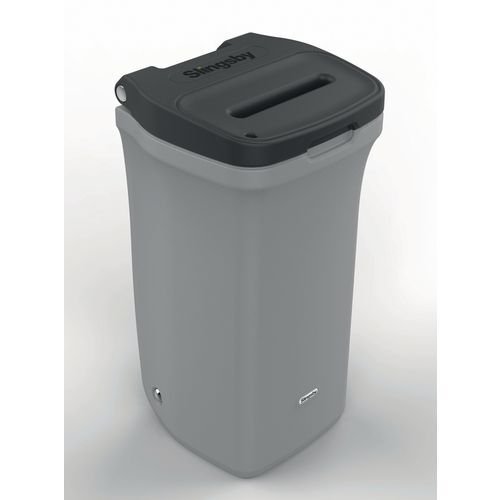Lockable confidential waste wheelie bin