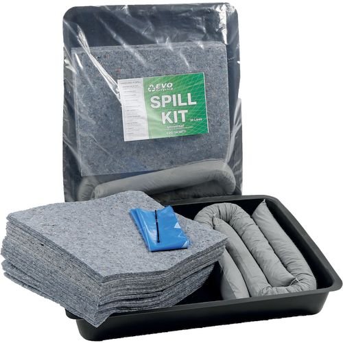40 Litre Evo Spill Kit Comp With 52Cm X 70Cm Flexi Tray