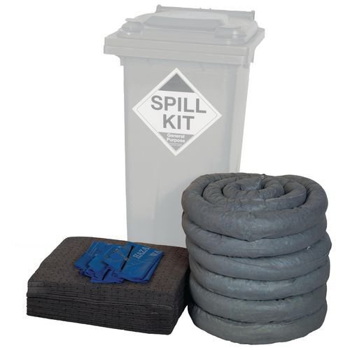 Refill kit for spill kit - 120L wheelie bin, general purpose