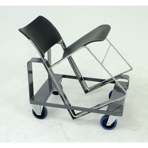Heavy duty stacking chair trolley