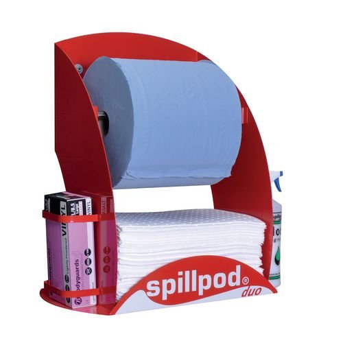 Spillpod Duo Standard Oil/Fuel And Blue Paper Roll