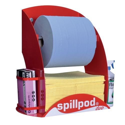 Spillpod Duo Standard Chemical And Blue Paper Roll