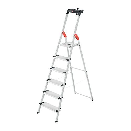 Hailo Comfortline Stepladder, 6 Treads