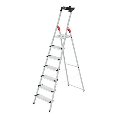 Hailo Comfortline Stepladder, 7 Treads