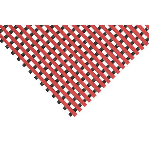 Ribbed Vinyl Matting, Red 1.2M X Per Linear Metre