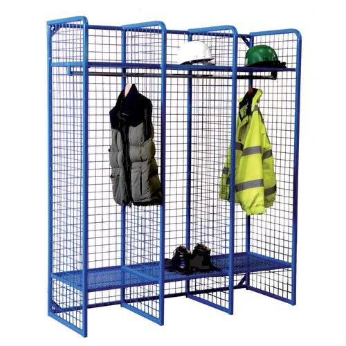 Wire Mesh Storage - Wall Mounted Unit