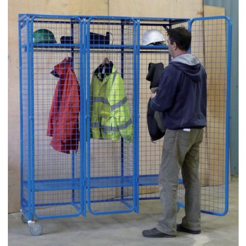Wire Mesh Storage - Mobile Unit