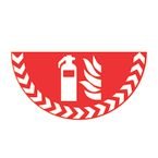 Fire Extinguisherhalf Circle Floor Marker