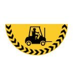 Forklift Symbolhalf Circle Floor Marker