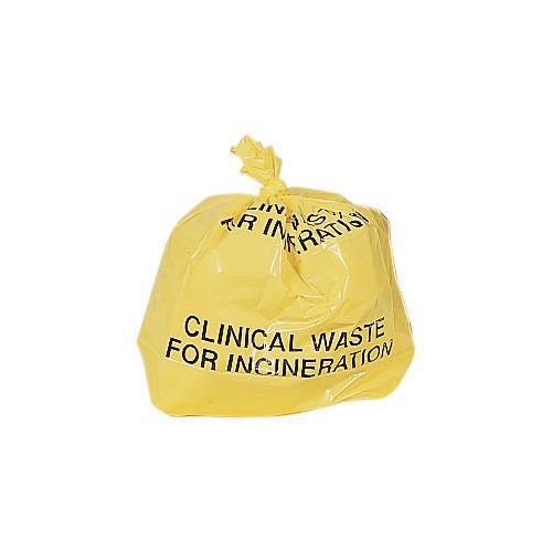 80L Yellow clinical waste bag
