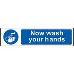 Now Wash Your Hands- Sapp (200 X 50 Mm)
