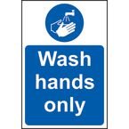Wash Hands Only- 1.2 mm Recyclable Pp (200 X 300 Mm)