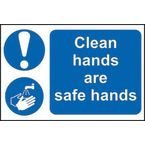 Clean Hands Are Safehands - Sapp (300 X 200 Mm)