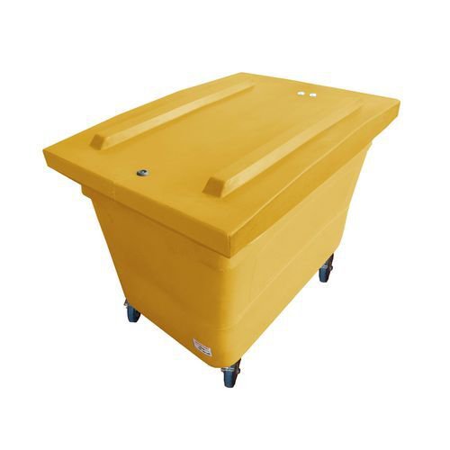 COSHH hazardous waste trolley, 330L capacity