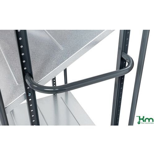 Konga multi-positional steel shelf trolley accessories