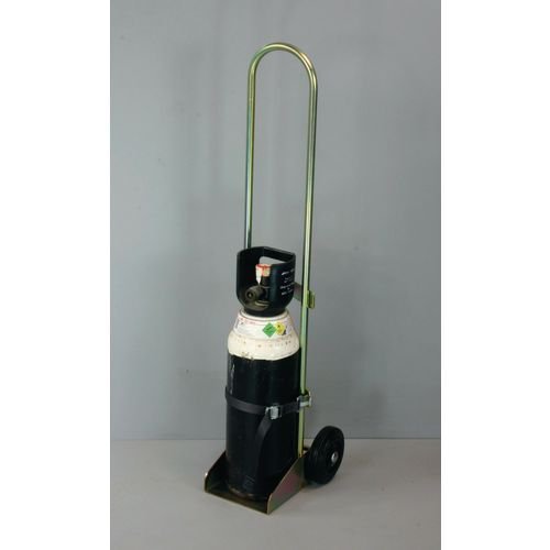 Oxygen cylinder trolley for 140-180mm dia. bottles