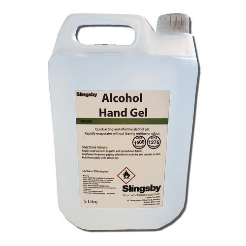 5L Alcohol hand sanitiser (Gel or rinse)