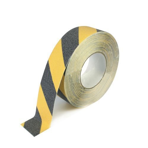 Fine grit slip resistant safety tapes