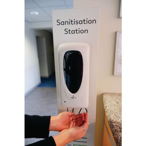1L Freestanding touchless hand soap/ sanitising gel dispenser