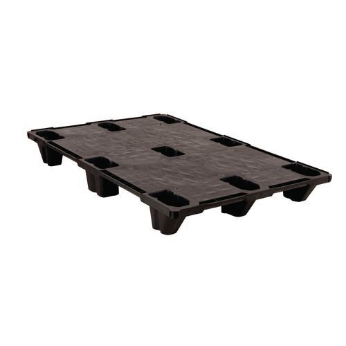 Nestable plastic pallet 1200 x 800mm with closed deck