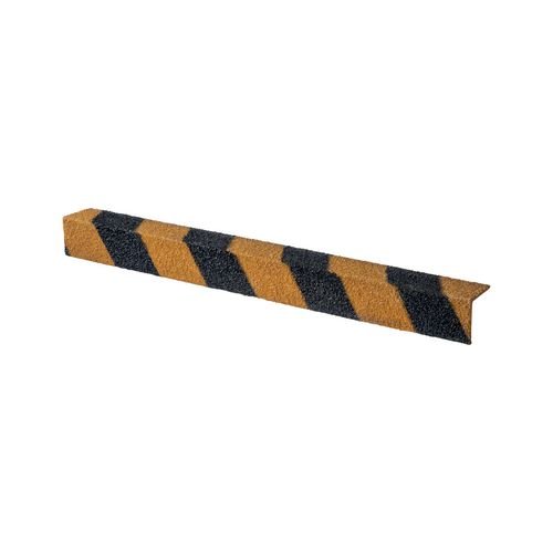Stair Nosing Cover, Grp, 55 X 55mm, Length 3000mm, Black/Yellow