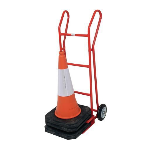Traffic cone steel sack truck