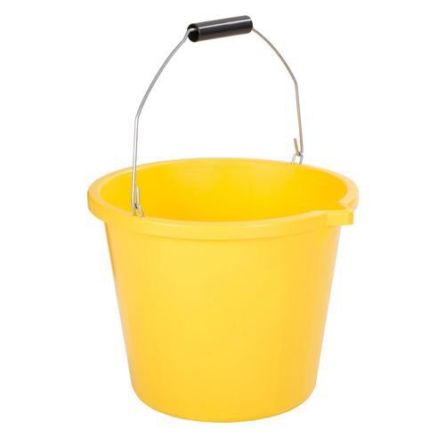 13L Yellow Builder's Bucket