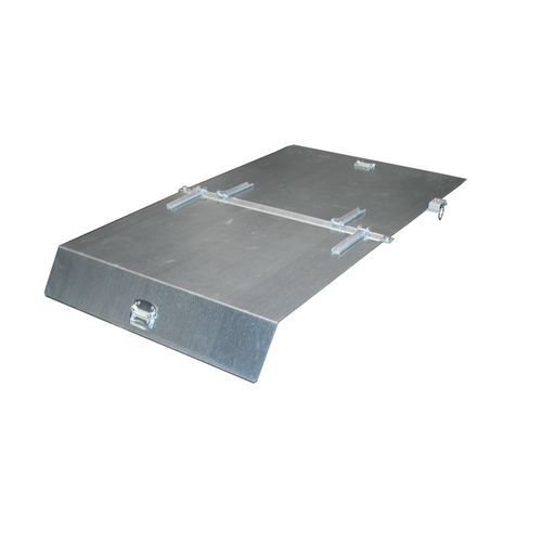 Universal roll forward tipping skips - lids