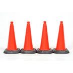 50 cm Coloured Dominatorcone - Red Pack of 4