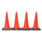 75 cm Coloured Dominatorcone - Red Pack of 4