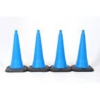 75 cm Coloured Dominatorcone - Blue Pack of 4