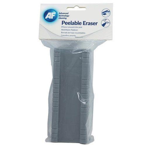 Peelable whiteboard eraser