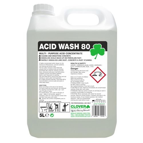 Acid Wash 80 (2X5L) Concrete Cleaner