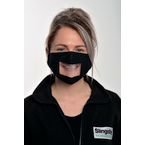 Re-usable Face Masks Withvision Panel - Black - Pack of 5