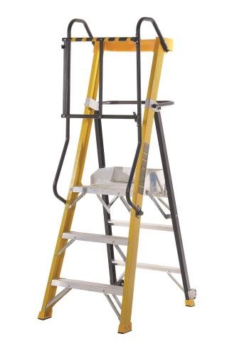 Climb-It Glass Fibre Podium Step - 3 Tread