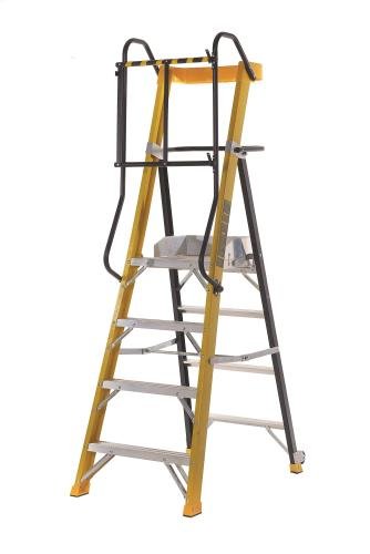 Climb-It Glass Fibre Podium Step - 4 Tread