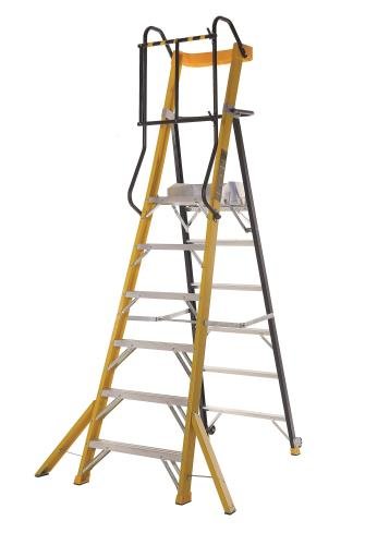 Climb-It Glass Fibre Podium Step - 6 Tread