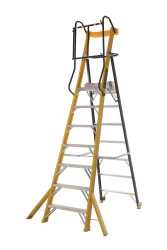 Climb-It Glass Fibre Podium Step - 7 Tread