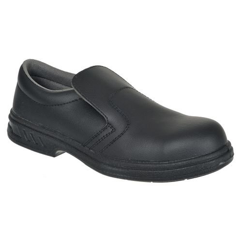 Slip On Safety Shoes - Black - Size 9
