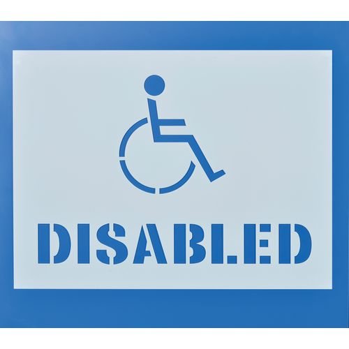 Disabled Stencil (600 X 800mm)
