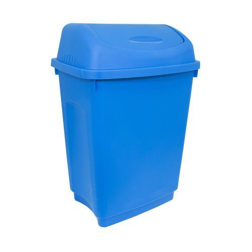 Coloured flip top waste bin