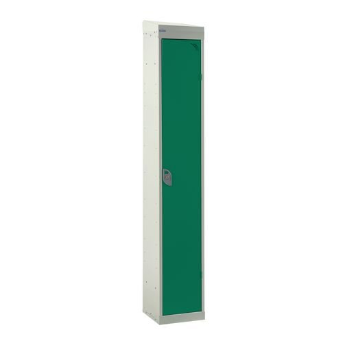 Standard Locker - With Sloping Top 1800.450.450 - 1 Compartment Green Door