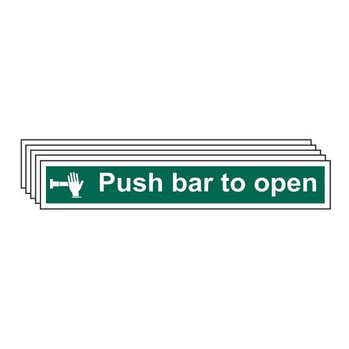 Push Bar To Open - Sav (600 X 100mm) - Pack Of 5