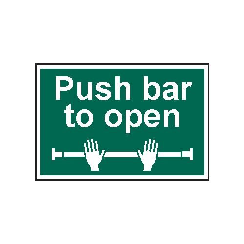Push Bar To Open - Sapp (300 X 200mm)