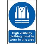 High Visibility Clothing Mustbe Worn in This Area - Sapp (200 X 300 Mm)