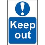 Keep Out - 1.2 mm Recyclable Pp (200 X 300 Mm)