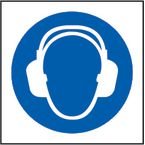 Wear Ear Protectionsymbol - Sav (200 X 200 Mm)