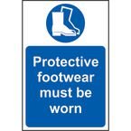 Protective Footwear Mustbe Worn - 1.2 mm Recyclable Pp (400 X 600 Mm)