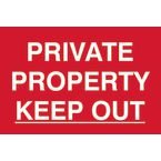 Private Property Keepout - Sapp (300 X 200 Mm)