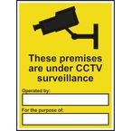 These Premises Are Under Cctvsurveillance - 1.2 mm Recyclable Pp (300 X 400 Mm)